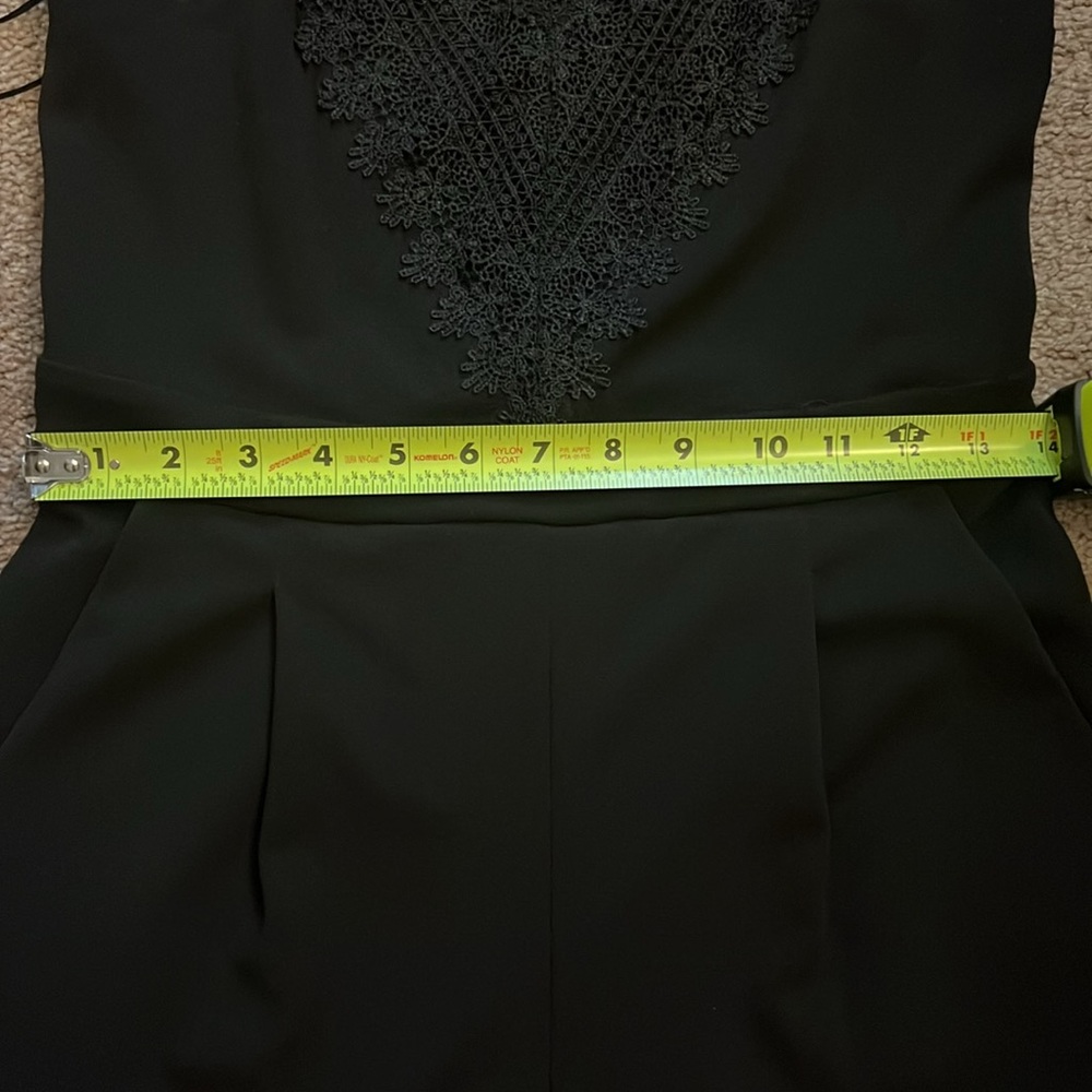 Express Black Lace jumpsuit - Picture 7 of 7